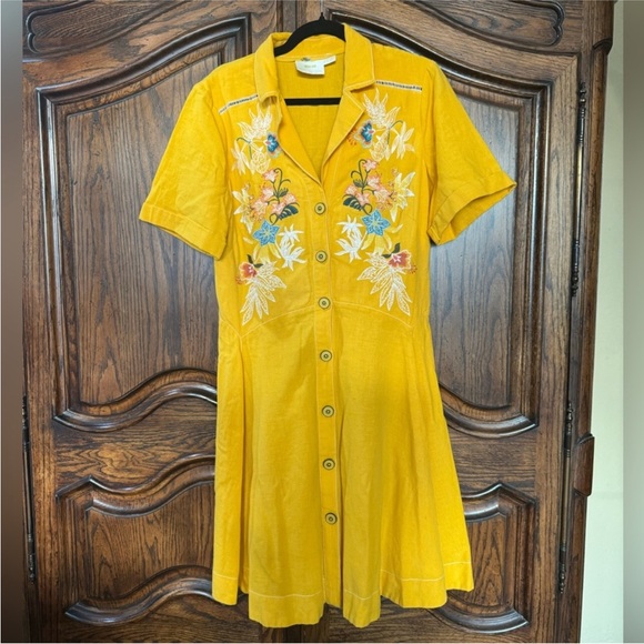 Anthropologie Varadero Collared Dress - Picture 4 of 8